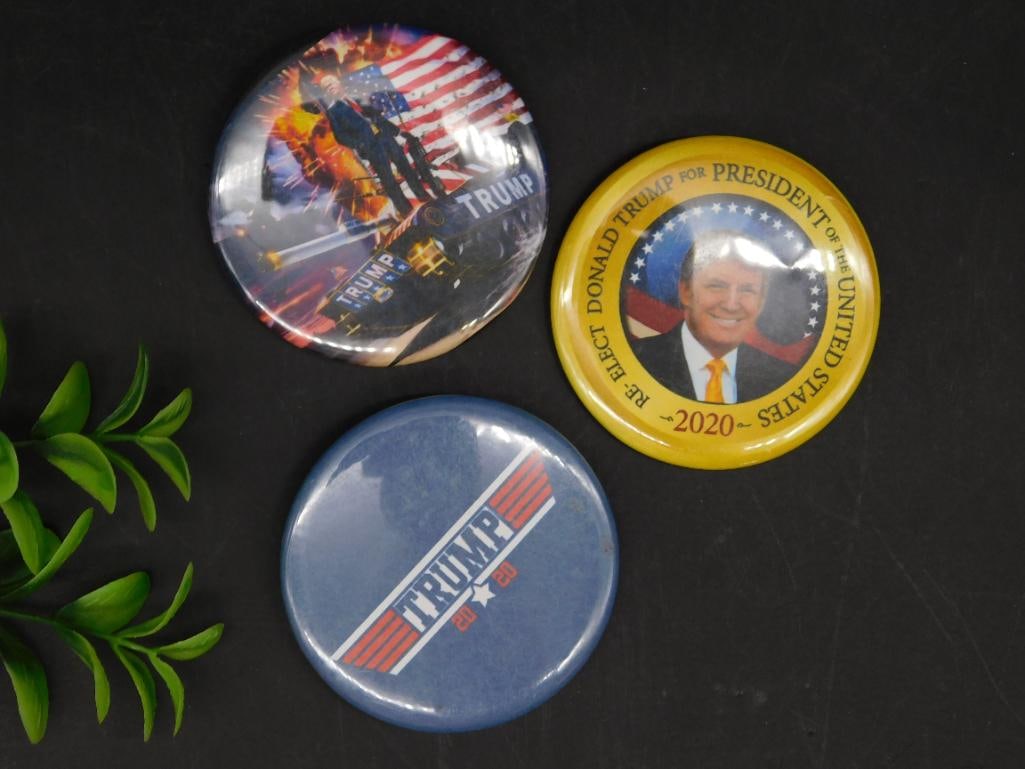 DONALD TRUMP CAMPAIGN PINS (1 of 2)