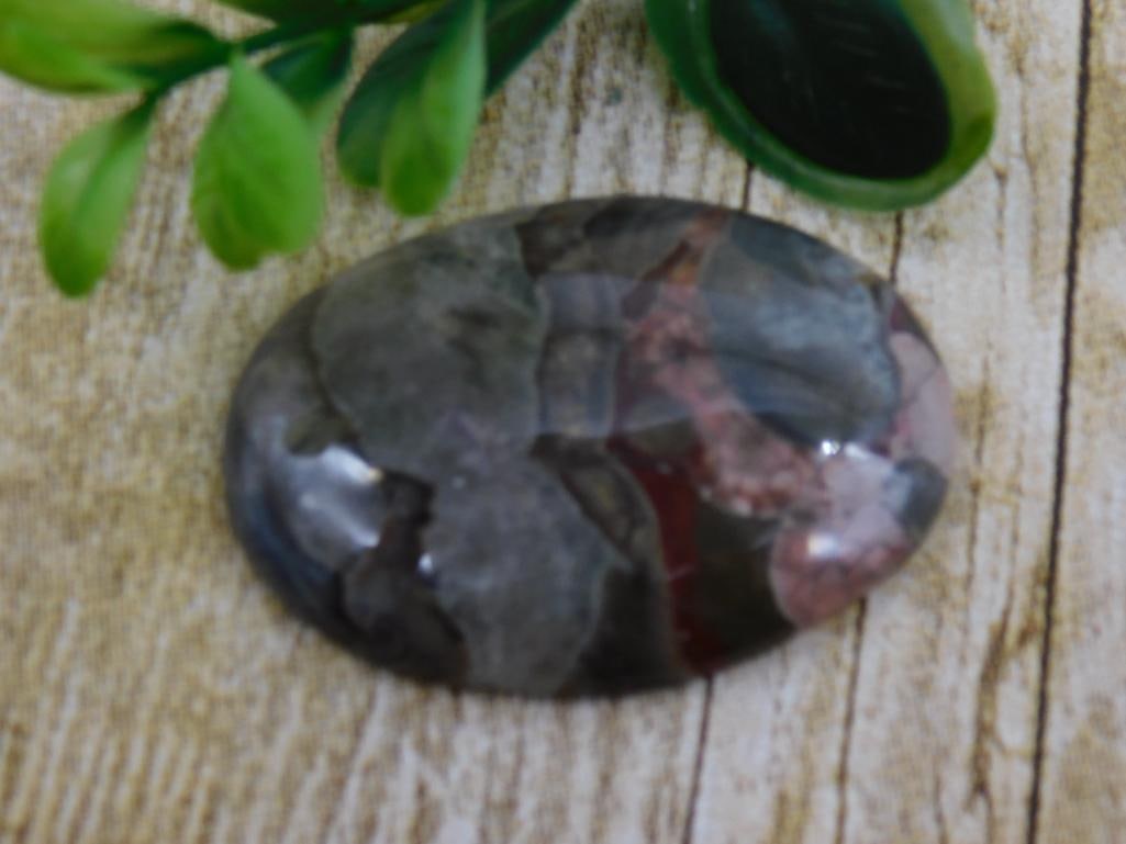 MUSHROOM RHYOLITE CABOCHON ROCK STONE LAPIDARY SPECIMEN (1 of 3)