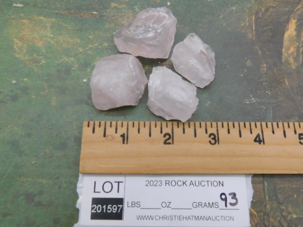 ROSE QUARTZ ROCK STONE LAPIDARY SPECIMEN - 2