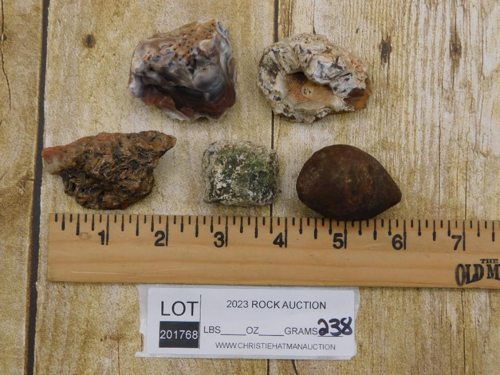 MIXED ROUGH LOT ROCK STONE LAPIDARY SPECIMEN - 3
