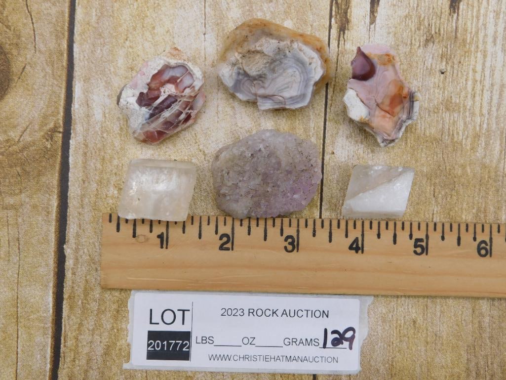 MIXED ROUGH LOT ROCK STONE LAPIDARY SPECIMEN - 2