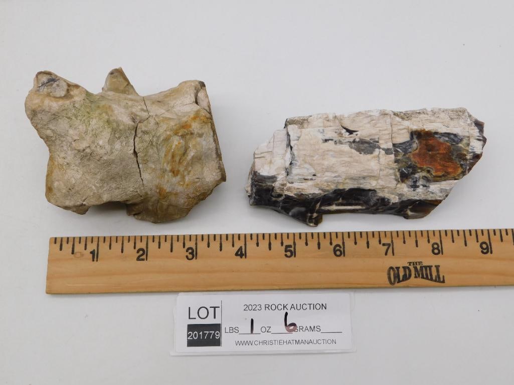 MIXED ROUGH LOT ROCK STONE LAPIDARY SPECIMEN - 3