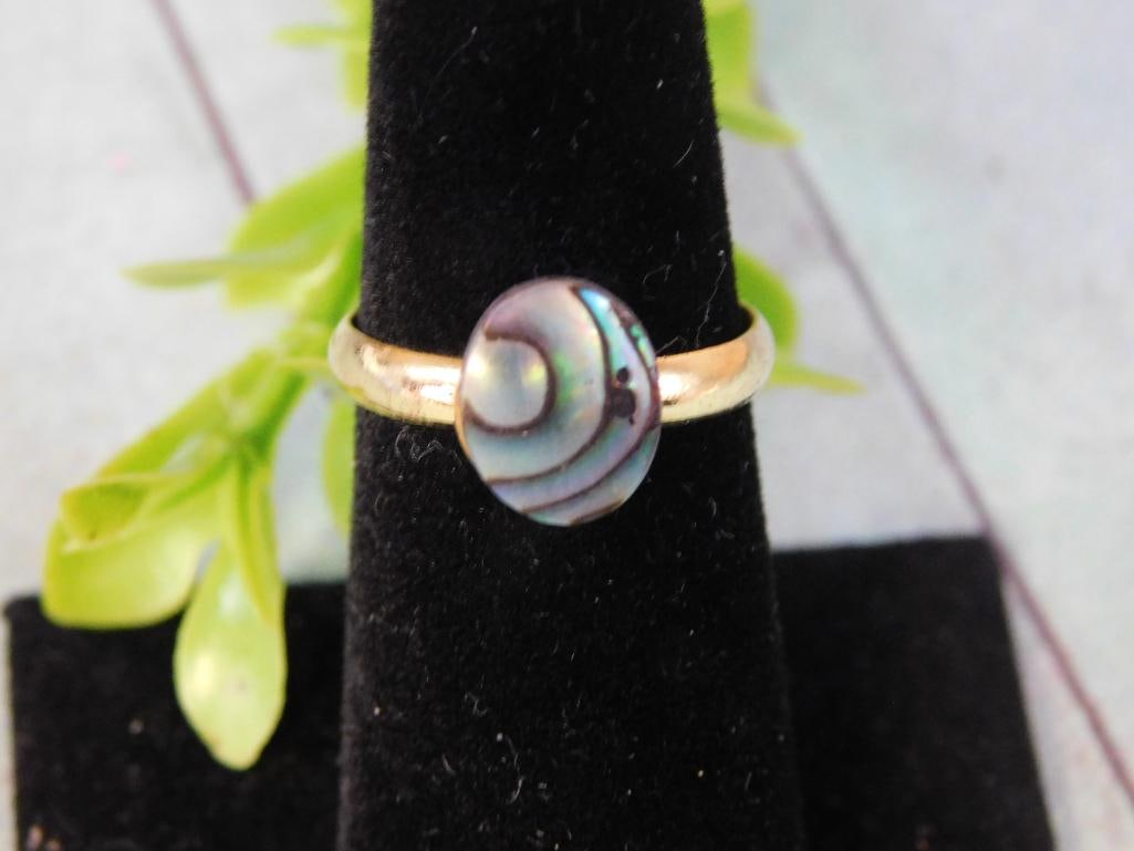 GENUINE STONE RING ROCK STONE LAPIDARY SPECIMEN (1 of 2)