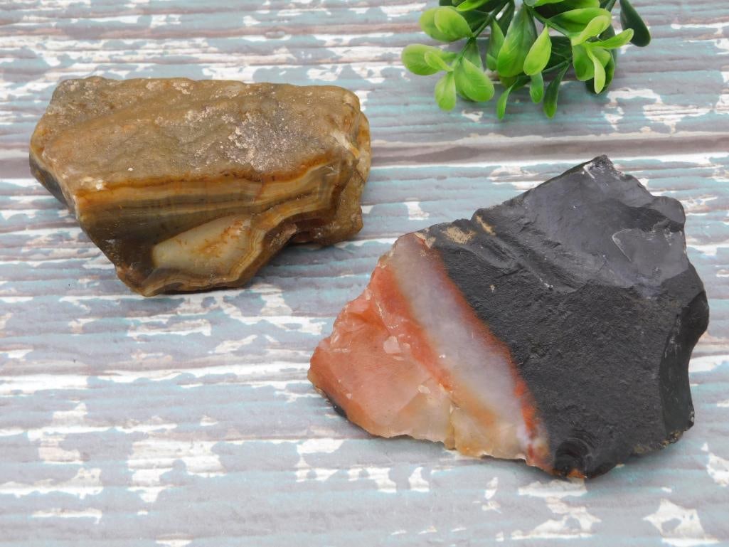 MIXED ROUGH ROCK ROCK STONE LAPIDARY SPECIMEN: WELCOME TO HATMAN AUCTIONS! SPECIAL NOTICE: Please see photos for measurements and descriptions. ***Yes, we have in house shipping with MANY REPEAT CUSTOMERS because of our streamlined service.