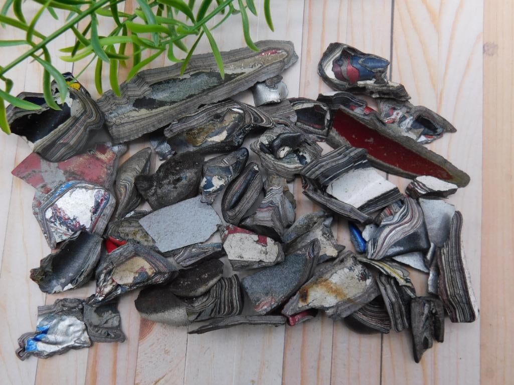 FORDITE MOTOR CITY AGATE ROCK STONE LAPIDARY SPECIMEN: FORDITE MOTOR CITY AGATE ROCK STONE LAPIDARY SPECIMEN