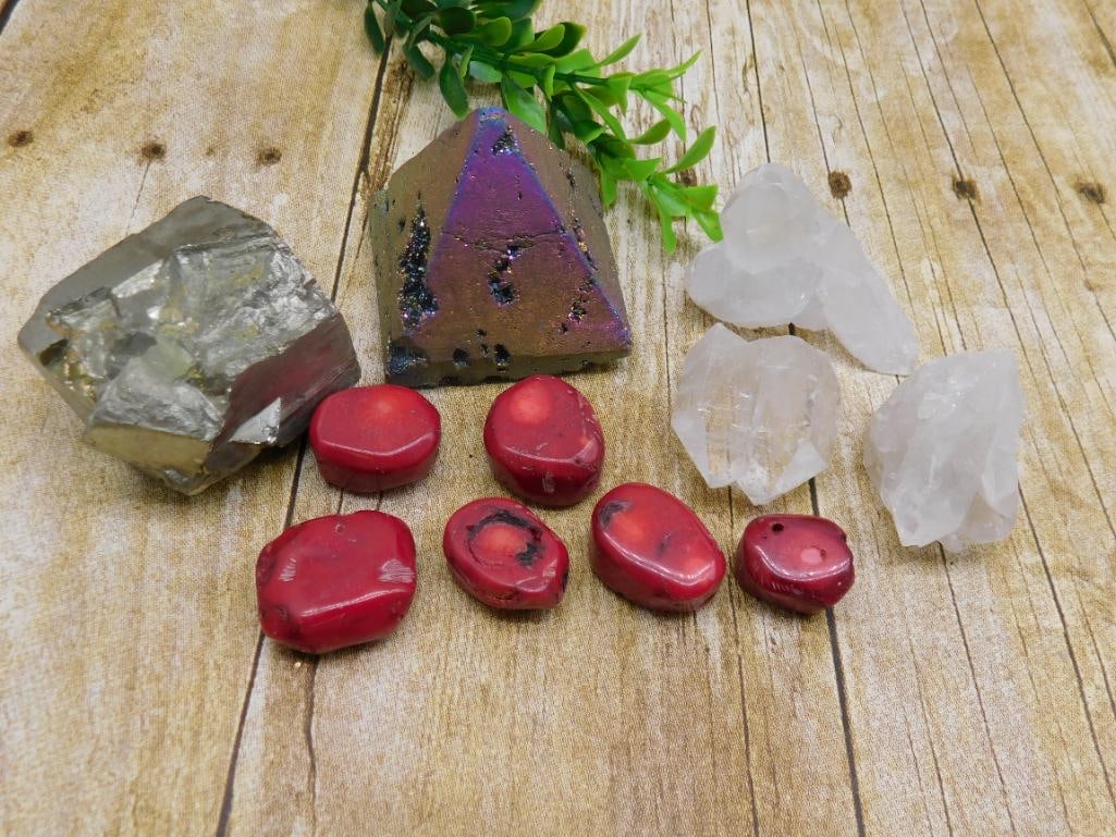 MIXED LOT ROCK STONE LAPIDARY SPECIMEN: MIXED LOT ROCK STONE LAPIDARY SPECIMEN