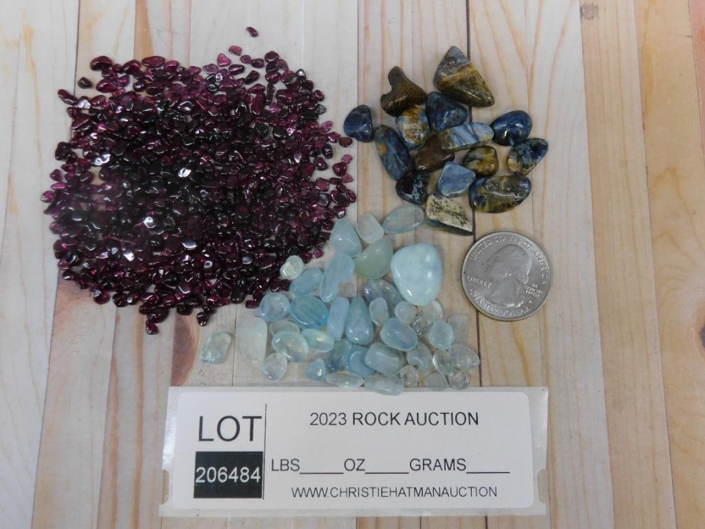 MIXED LOT ROCK STONE LAPIDARY SPECIMEN: MIXED LOT ROCK STONE LAPIDARY SPECIMEN
