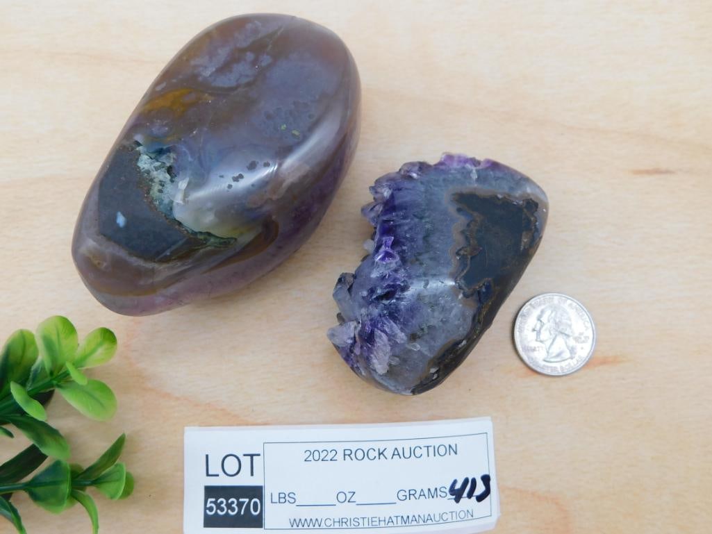 AMETHYST ROCK STONE LAPIDARY SPECIMEN - 3
