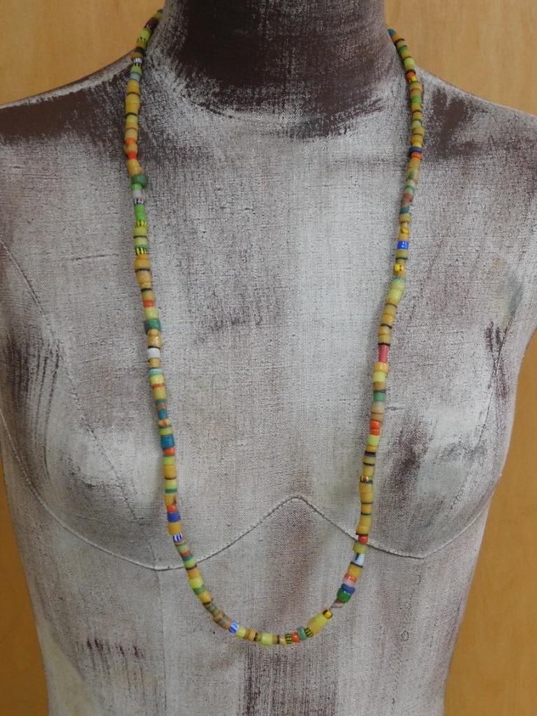 AFRICAN TRADE BEADS ROCK STONE LAPIDARY SPECIMEN: WELCOME TO HATMAN AUCTIONS! SPECIAL NOTICE: Please see photos for measurements and descriptions. ***Yes, we have in house shipping with MANY REPEAT CUSTOMERS because of our streamlined service. ****We