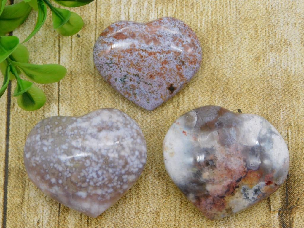 STONE HEARTS ROCK STONE LAPIDARY SPECIMEN: WELCOME TO HATMAN AUCTIONS! SPECIAL NOTICE: Please see photos for measurements and descriptions. ***Yes, we have in house shipping with MANY REPEAT CUSTOMERS because of our streamlined service. ****We