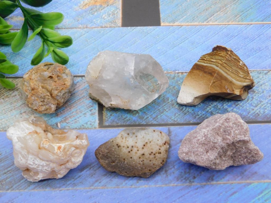 MIXED LOT ROCK STONE LAPIDARY SPECIMEN: WELCOME TO HATMAN AUCTIONS! SPECIAL NOTICE: Please see photos for measurements and descriptions. ***Yes, we have in house shipping with MANY REPEAT CUSTOMERS because of our streamlined service.