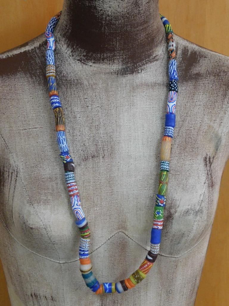 AFRICAN TRADE BEADS ROCK STONE LAPIDARY SPECIMEN: WELCOME TO HATMAN AUCTIONS! SPECIAL NOTICE: Please see photos for measurements and descriptions. ***Yes, we have in house shipping with MANY REPEAT CUSTOMERS because of our streamlined service.