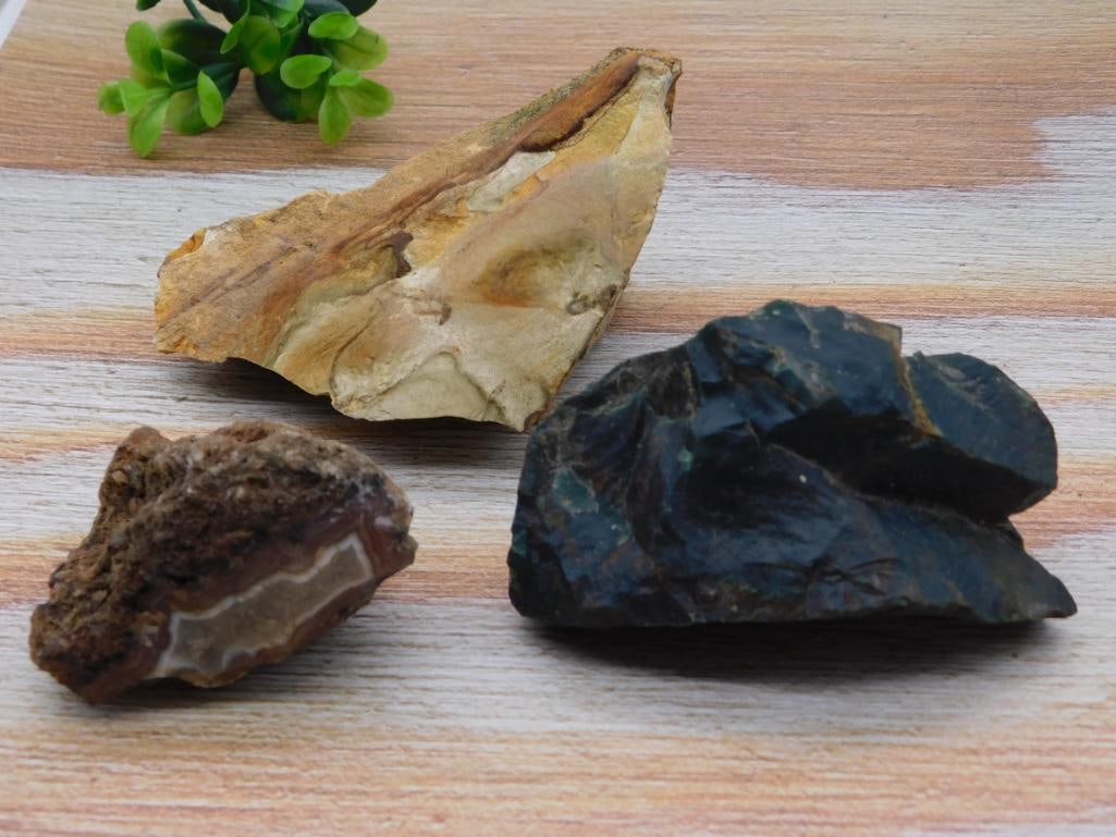 MIXED LOT ROCK STONE LAPIDARY SPECIMEN: WELCOME TO HATMAN AUCTIONS! SPECIAL NOTICE: Please see photos for measurements and descriptions. ***Yes, we have in house shipping with MANY REPEAT CUSTOMERS because of our streamlined service. ****We