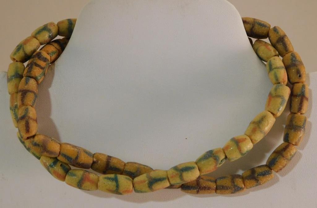 AFRICAN TRADE BEADS: WELCOME TO HATMAN AUCTIONS! SPECIAL NOTICE: Please see photos for measurements and descriptions. ***Yes, we have in house shipping with MANY REPEAT CUSTOMERS because of our streamlined service.