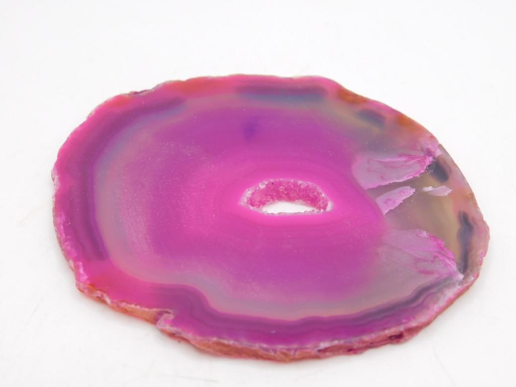 AGATE SLICE ROCK STONE LAPIDARY SPECIMEN: WELCOME TO HATMAN AUCTIONS! SPECIAL NOTICE: Please see photos for measurements and descriptions. ***Yes, we have in house shipping with MANY REPEAT CUSTOMERS because of our streamlined service.