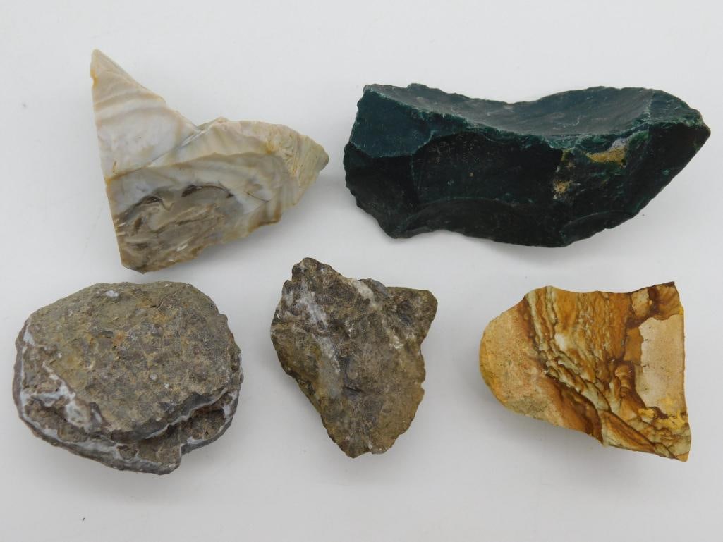 MIXED ROCK STONE LAPIDARY SPECIMEN: WELCOME TO HATMAN AUCTIONS! SPECIAL NOTICE: Please see photos for measurements and descriptions. ***Yes, we have in house shipping with MANY REPEAT CUSTOMERS because of our streamlined service.