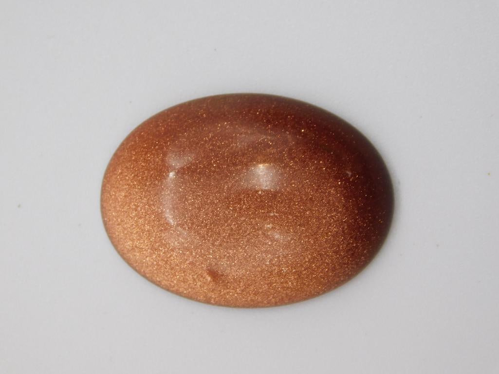 GOLDSTONE CABOCHON ROCK STONE LAPIDARY SPECIMEN: WELCOME TO HATMAN AUCTIONS! SPECIAL NOTICE: Please see photos for measurements and descriptions. ***Yes, we have in house shipping with MANY REPEAT CUSTOMERS because of our streamlined service.