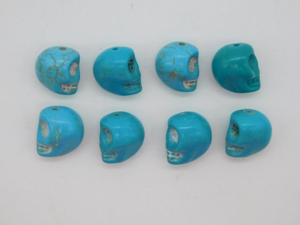 CINNABAR SKULLS: WELCOME TO HATMAN AUCTIONS! SPECIAL NOTICE: Please see photos for measurements and descriptions. ***Yes, we have in house shipping with MANY REPEAT CUSTOMERS because of our streamlined service.
