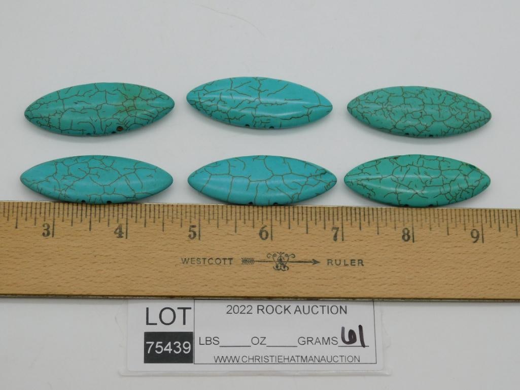 TURQUENITE BEADS ROCK STONE LAPIDARY SPECIMEN: WELCOME TO HATMAN AUCTIONS! SPECIAL NOTICE: Please see photos for measurements and descriptions. ***Yes, we have in house shipping with MANY REPEAT CUSTOMERS because of our streamlined service.