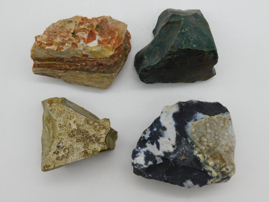 MIXED ROCK STONE LAPIDARY SPECIMEN: WELCOME TO HATMAN AUCTIONS! SPECIAL NOTICE: Please see photos for measurements and descriptions. ***Yes, we have in house shipping with MANY REPEAT CUSTOMERS because of our streamlined service.