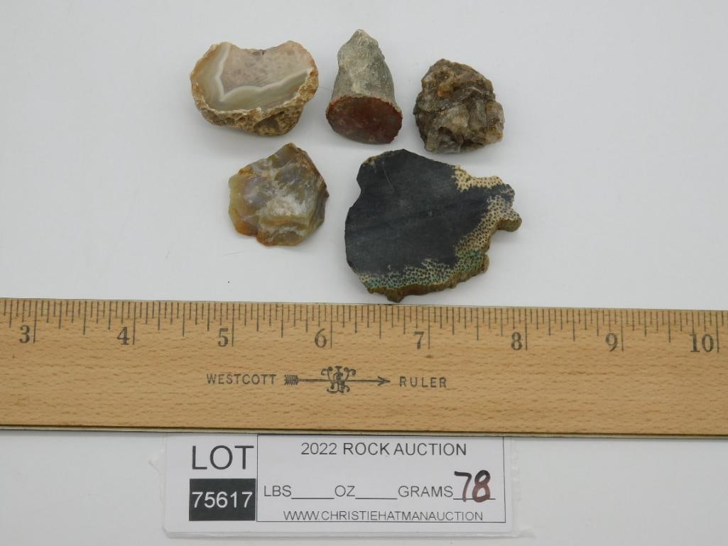 MIXED ROCK STONE LAPIDARY SPECIMEN - 2
