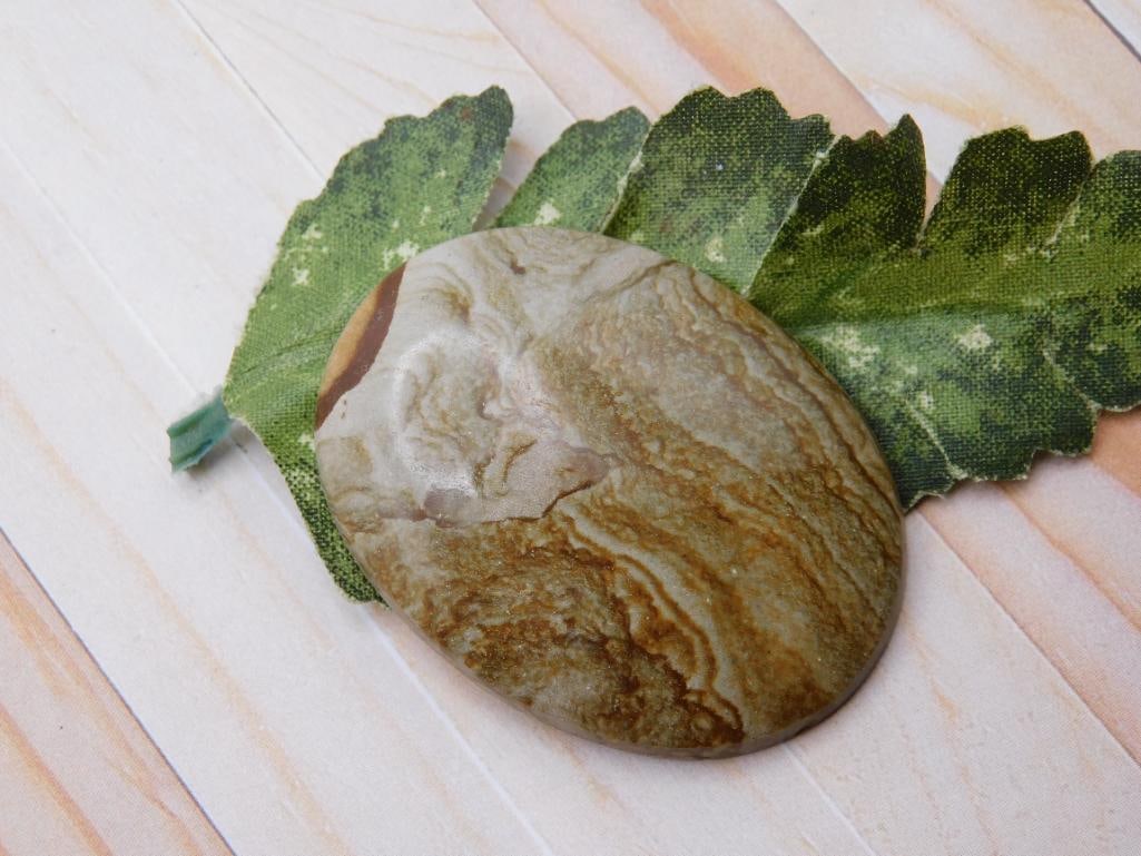 JASPER CABOCHON ROCK STONE LAPIDARY SPECIMEN (1 of 3)