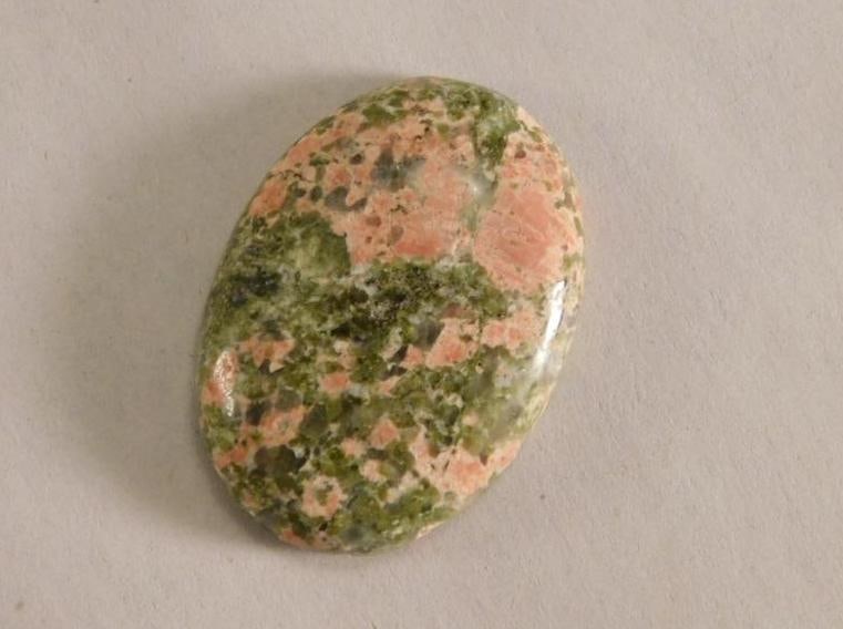 UNAKITE CABOCHON ROCK STONE LAPIDARY SPECIMEN (1 of 3)