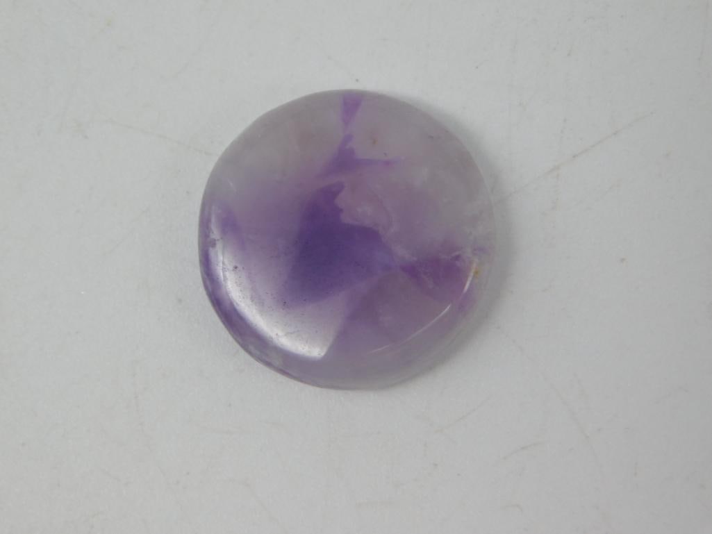 AMETRIN CABOCHON ROCK STONE LAPIDARY SPECIMEN: AMETRIN CABOCHON ROCK STONE LAPIDARY SPECIMEN