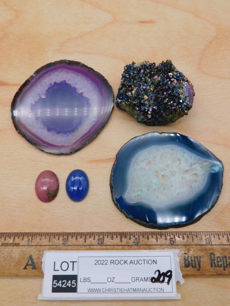 CABOCHONS ROCK STONE LAPIDARY SPECIMEN - 2
