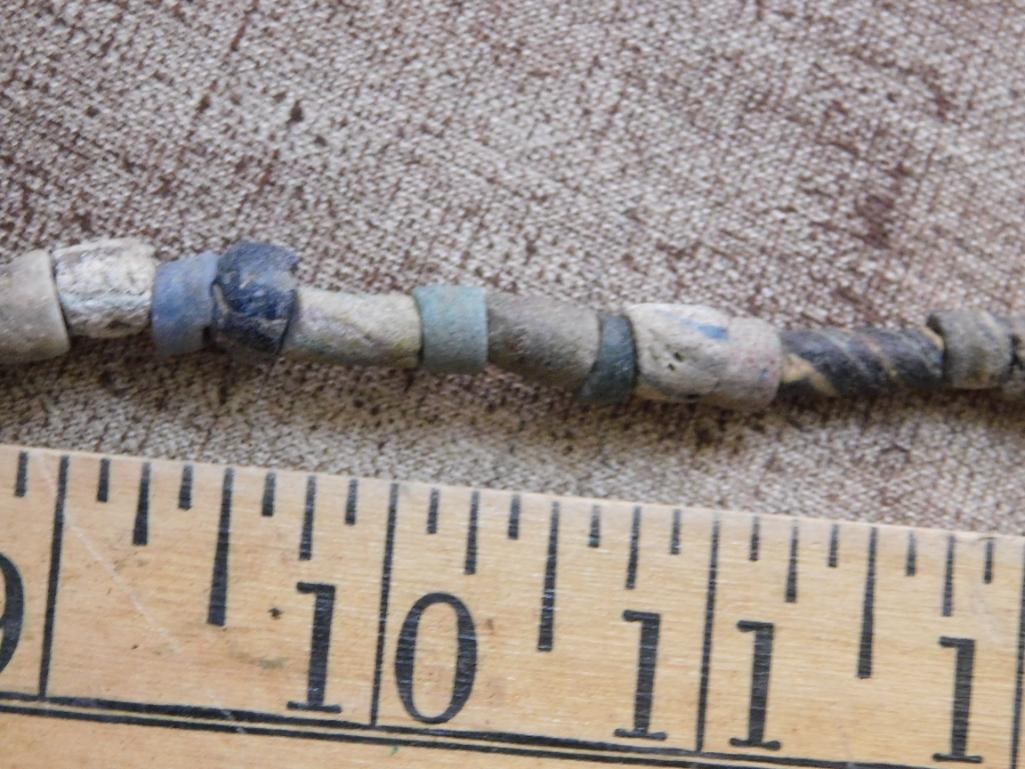 AFRICAN TRADE BEADS ROCK STONE LAPIDARY SPECIMEN: WELCOME TO HATMAN AUCTIONS! SPECIAL NOTICE: Please see photos for measurements and descriptions. ***Yes, we have in house shipping with MANY REPEAT CUSTOMERS because of our streamlined service.