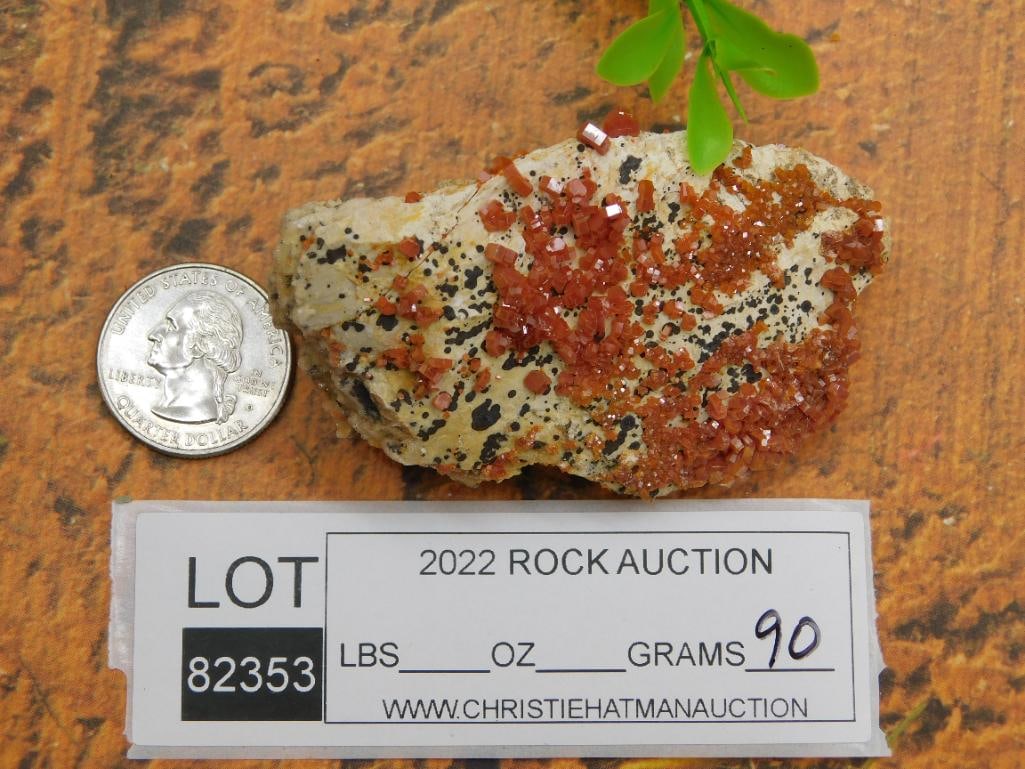 VANADINITE ROCK STONE LAPIDARY SPECIMEN - 3