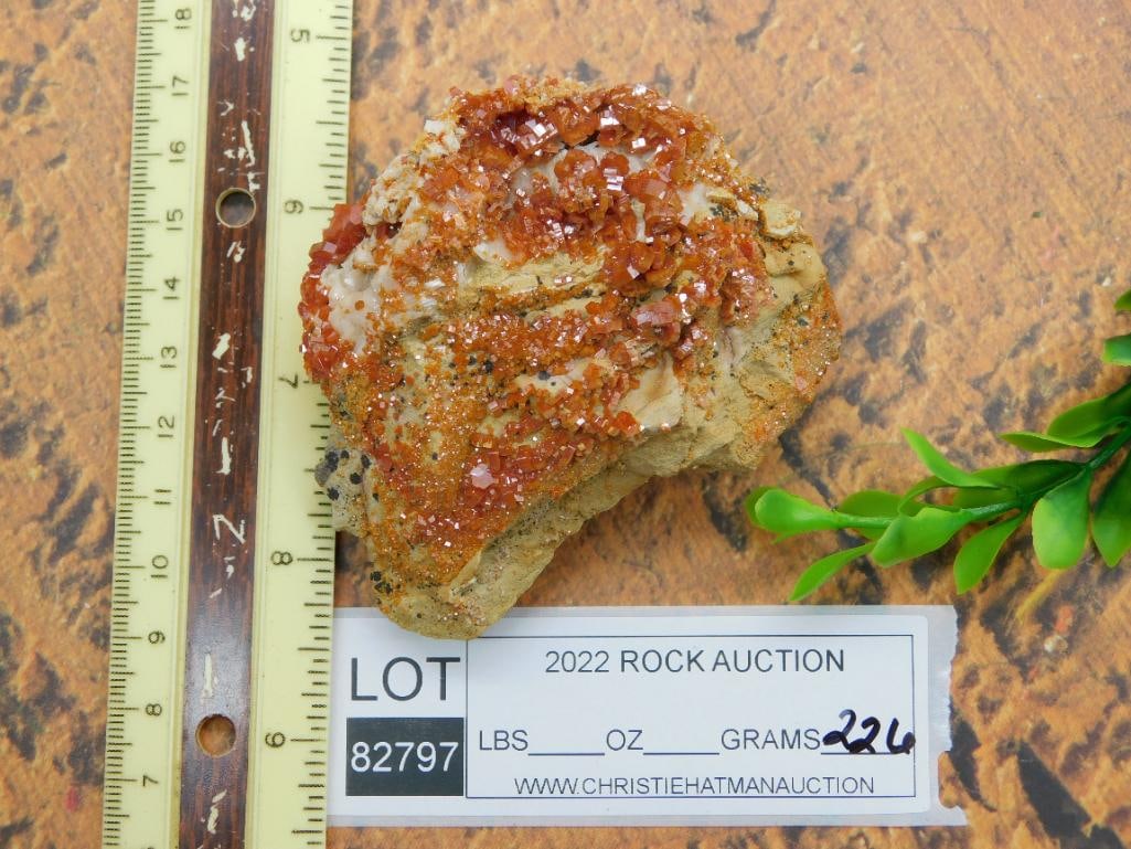 VANADINITE ROCK STONE LAPIDARY SPECIMEN - 3