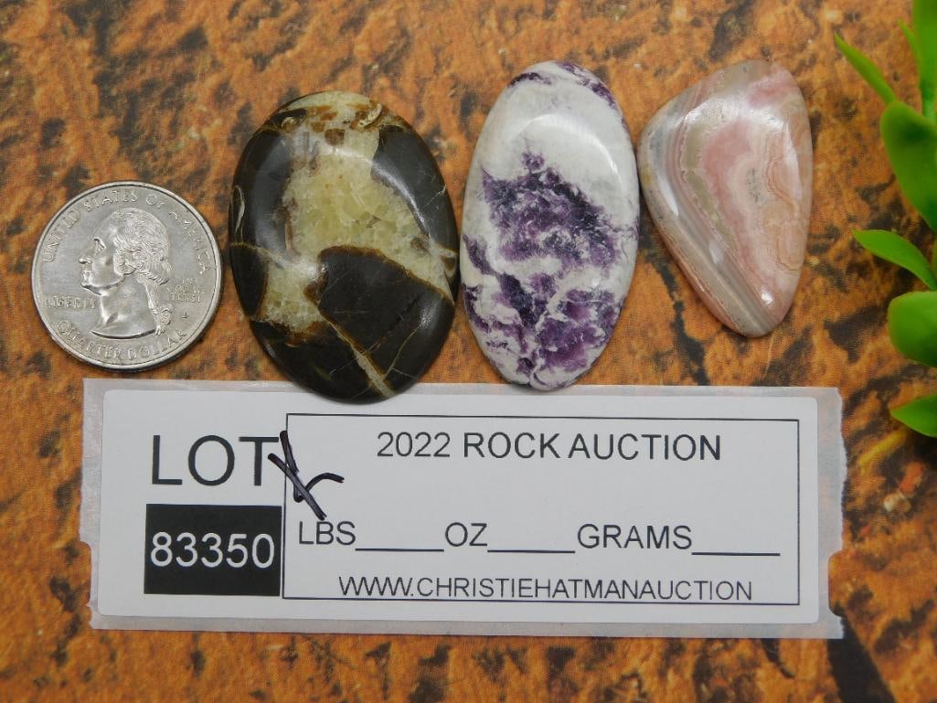 CABOCHONS ROCK STONE LAPIDARY SPECIMEN - 2
