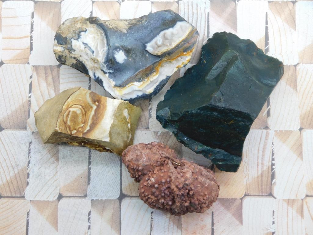 MIXED LOT ROCK STONE LAPIDARY SPECIMEN: WELCOME TO HATMAN AUCTIONS! SPECIAL NOTICE: Please see photos for measurements and descriptions. ***Yes, we have in house shipping with MANY REPEAT CUSTOMERS because of our streamlined service. ****We