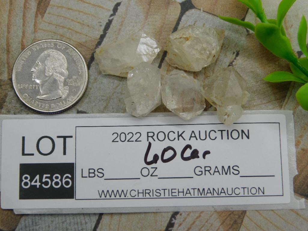 HERKIMER DIAMONDS ROCK STONE LAPIDARY SPECIMEN - 2