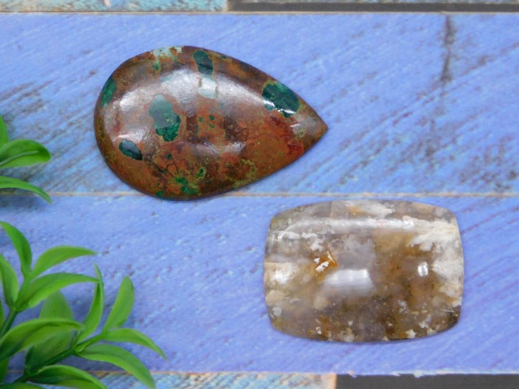 CABOCHONS ROCK STONE LAPIDARY SPECIMEN: WELCOME TO HATMAN AUCTIONS! SPECIAL NOTICE: Please see photos for measurements and descriptions. ***Yes, we have in house shipping with MANY REPEAT CUSTOMERS because of our streamlined service. ****We