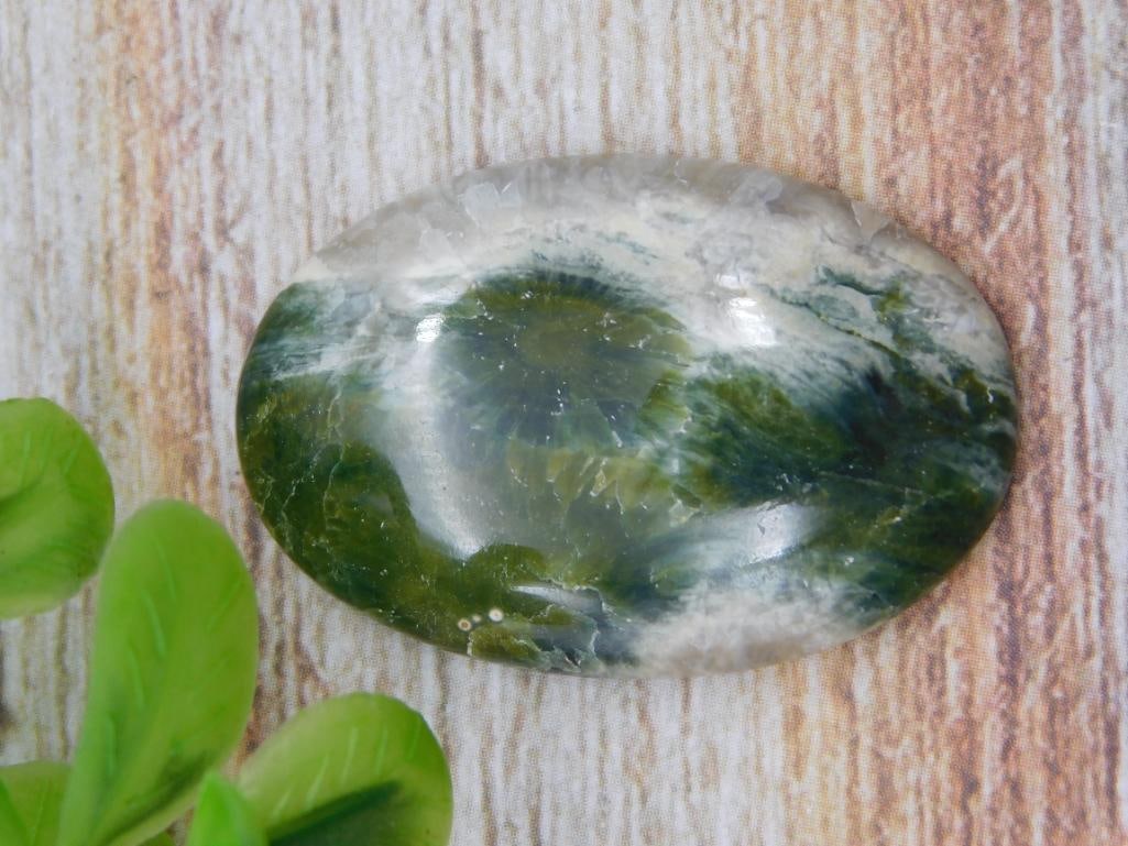 OCEAN JASPER CABOCHON ROCK STONE LAPIDARY SPECIMEN: WELCOME TO HATMAN AUCTIONS! SPECIAL NOTICE: Please see photos for measurements and descriptions. ***Yes, we have in house shipping with MANY REPEAT CUSTOMERS because of our streamlined service.