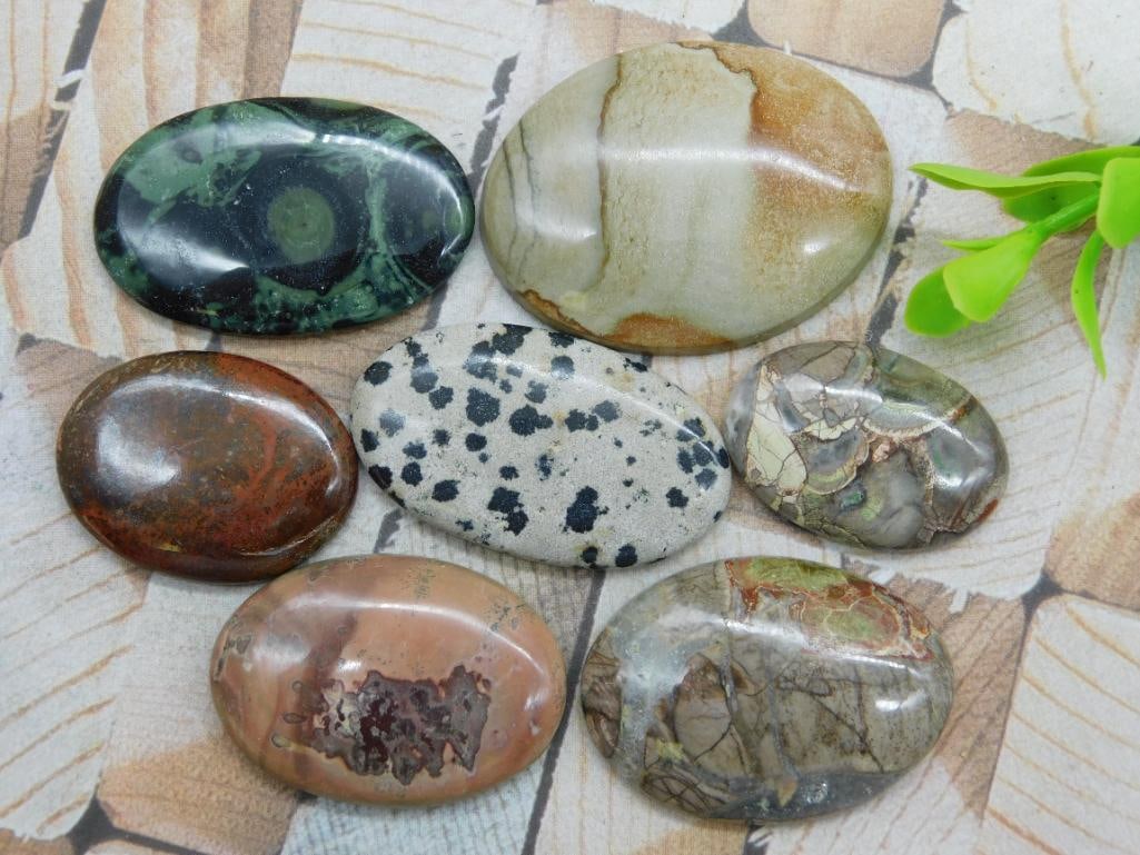 CABOCHONS ROCK STONE LAPIDARY SPECIMEN (1 of 2)