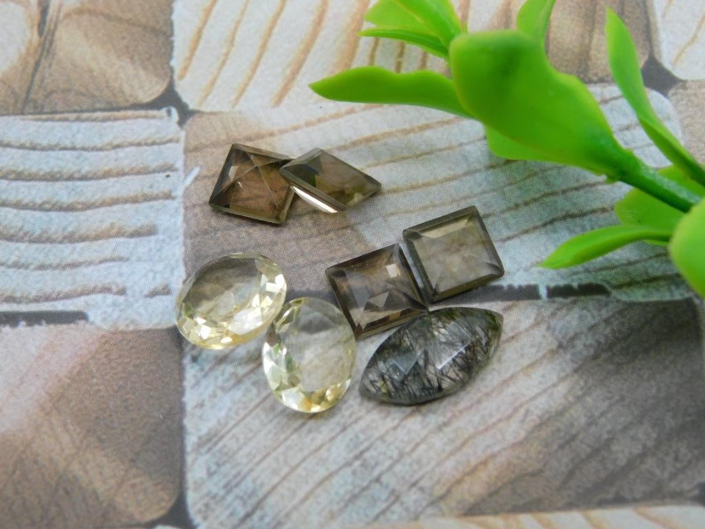 MIXED GEMSTONE LOT ROCK STONE LAPIDARY SPECIMEN: MIXED GEMSTONE LOT ROCK STONE LAPIDARY SPECIMEN