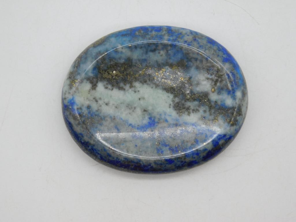 LAPIS WORRY STONE ROCK STONE LAPIDARY SPECIMEN: WELCOME TO HATMAN AUCTIONS! SPECIAL NOTICE: Please see photos for measurements and descriptions. ***Yes, we have in house shipping with MANY REPEAT CUSTOMERS because of our streamlined service. ****We