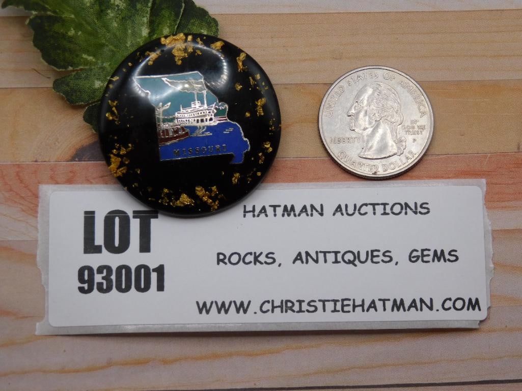 MISSOURI CABOCHON ROCK STONE LAPIDARY SPECIMEN (1 of 1)