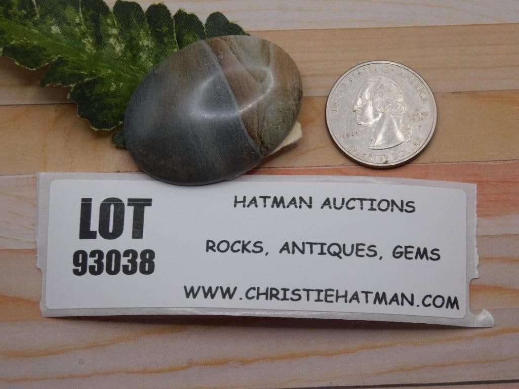 JASPER CABOCHON ROCK STONE LAPIDARY SPECIMEN: JASPER CABOCHON ROCK STONE LAPIDARY SPECIMEN