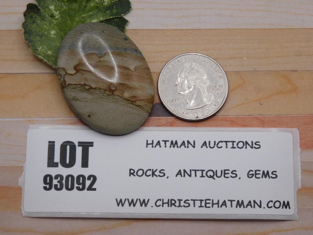 JASPER CABOCHON ROCK STONE LAPIDARY SPECIMEN: JASPER CABOCHON ROCK STONE LAPIDARY SPECIMEN