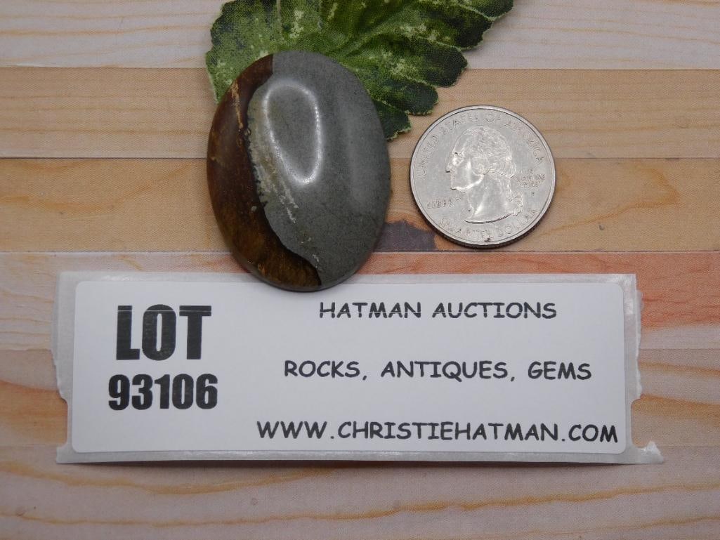 JASPER CABOCHON ROCK STONE LAPIDARY SPECIMEN: JASPER CABOCHON ROCK STONE LAPIDARY SPECIMEN