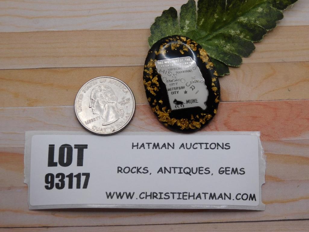 MISSOURI CABOCHON ROCK STONE LAPIDARY SPECIMEN (1 of 1)