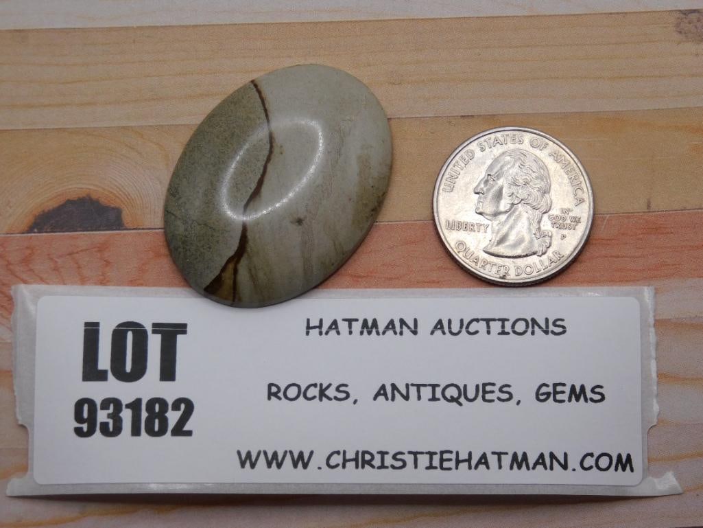 JASPER CABOCHON ROCK STONE LAPIDARY SPECIMEN: JASPER CABOCHON ROCK STONE LAPIDARY SPECIMEN