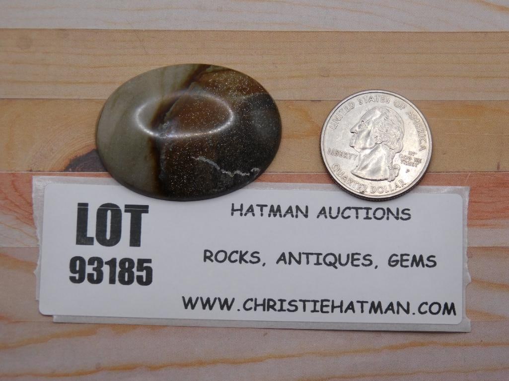 POLYCHROME JASPER CABOCHON ROCK STONE LAPIDARY SPECIMEN: POLYCHROME JASPER CABOCHON ROCK STONE LAPIDARY SPECIMEN