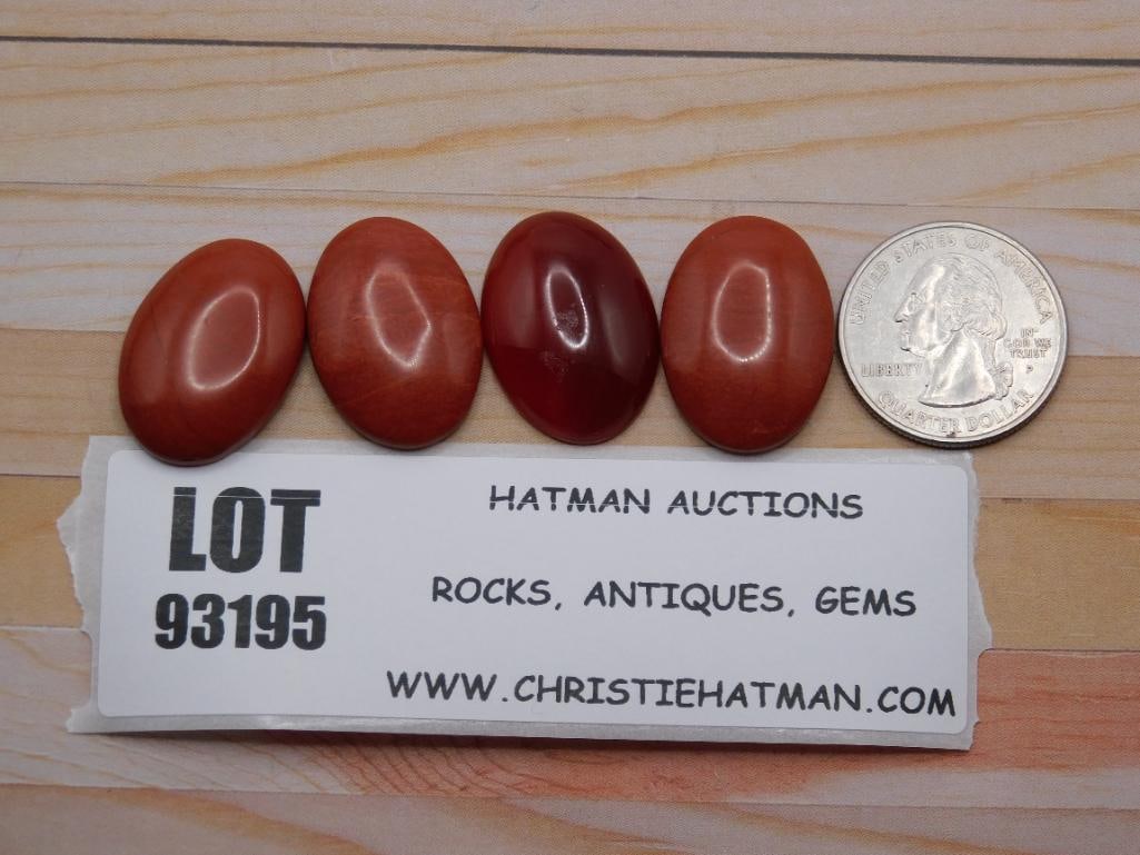 CARNELIAN CABOCHONS ROCK STONE LAPIDARY SPECIMEN (1 of 1)