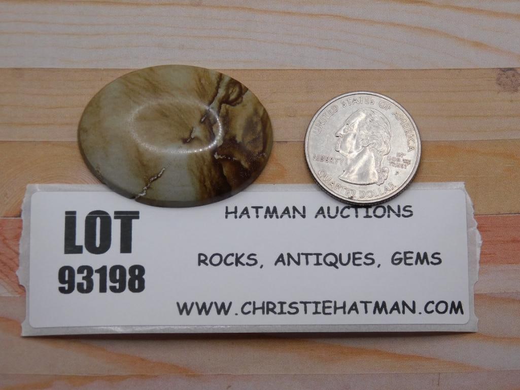 JASPER CABOCHON ROCK STONE LAPIDARY SPECIMEN: JASPER CABOCHON ROCK STONE LAPIDARY SPECIMEN