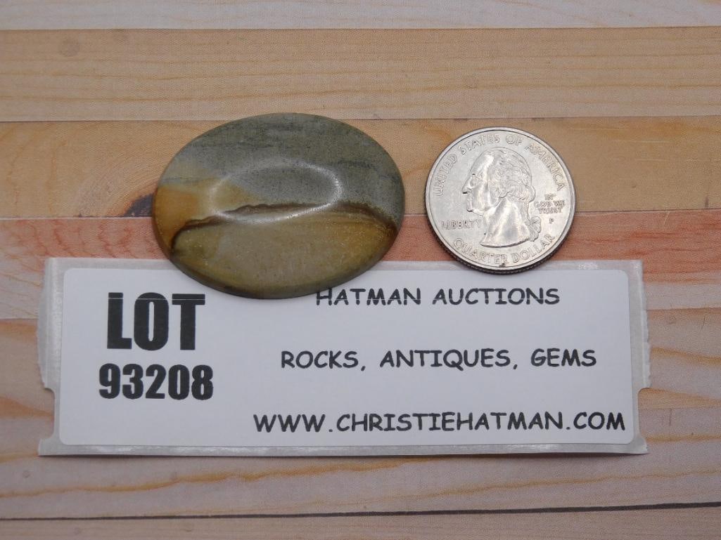 JASPER CABOCHON ROCK STONE LAPIDARY SPECIMEN: JASPER CABOCHON ROCK STONE LAPIDARY SPECIMEN